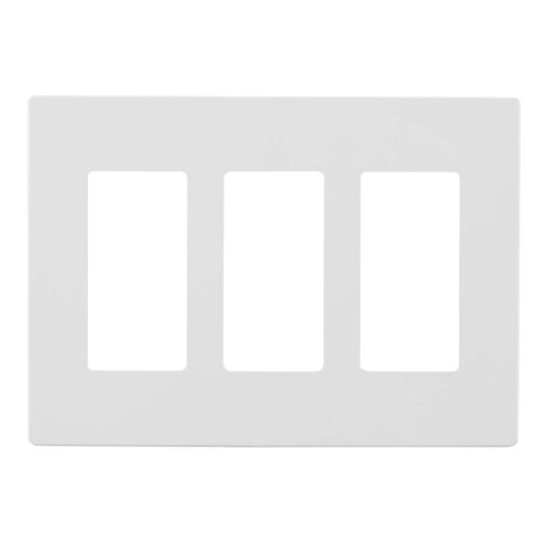 Wall Plate three Gang No Screw hole
