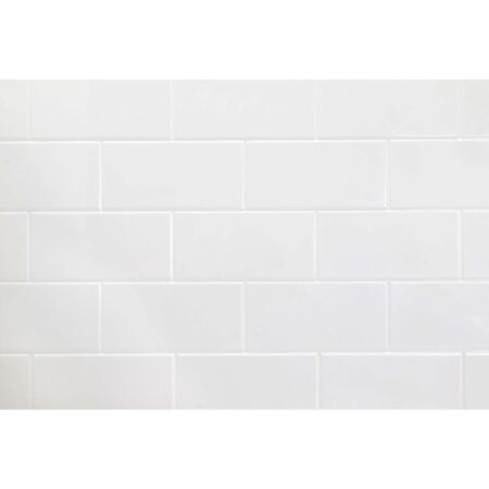 Glossy Subway Shower Surround