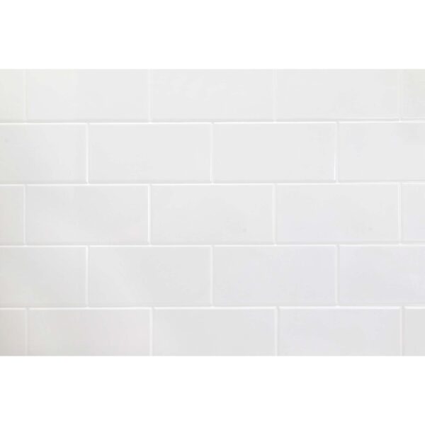 Glossy Subway Shower Surround